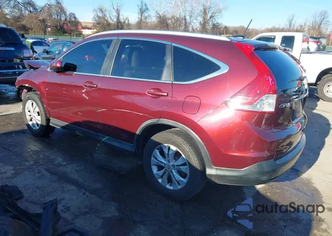 2013 Honda Cr-V Ex-L z USA, uszkodzony, nr VIN 5J6RM4H75DL056132